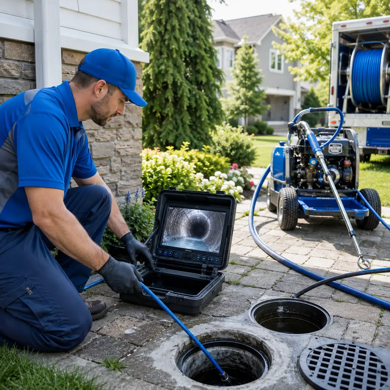 Outdoor drain cleaning professionals serving Davisboro, GA